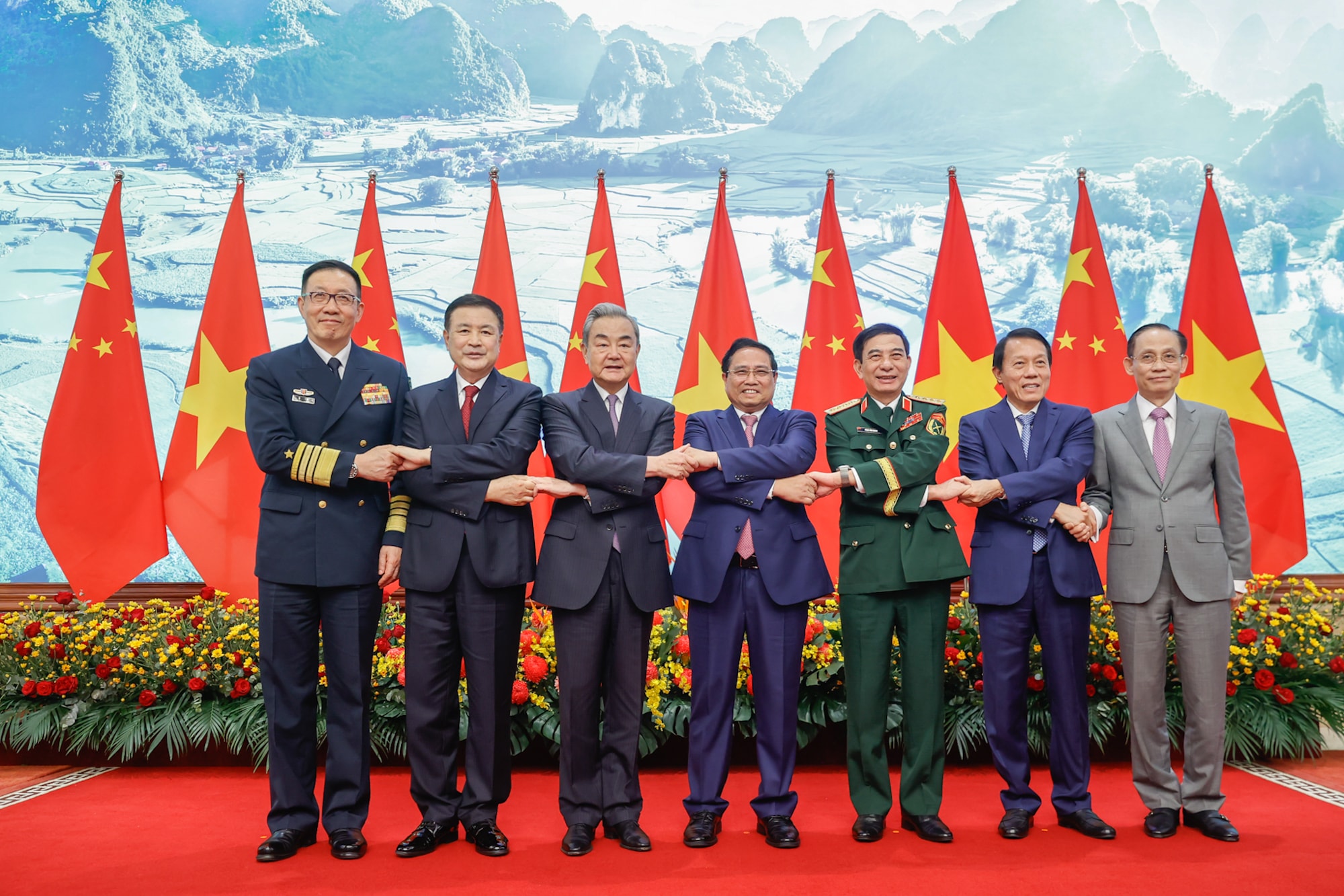 Hình ảnh: Thủ tướng Phạm Minh Chính tiếp các Bộ trưởng Ngoại giao, Quốc phòng và Công an Trung Quốc số 1