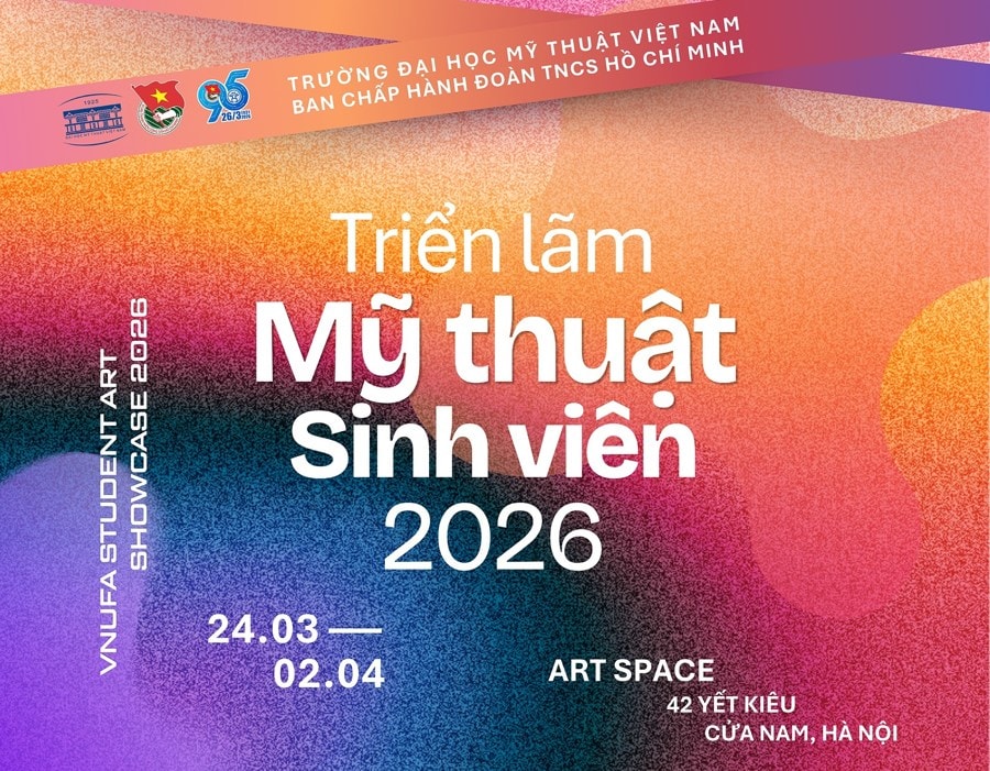 Đại học Mỹ thuật Việt Nam tổ chức triển lãm 'đối thoại thị giác' từ 24/3