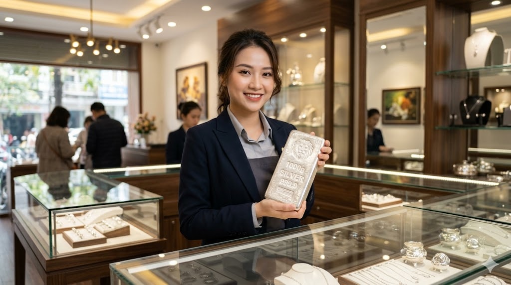 Giá bạc hôm nay 24/3: Bật tăng trở lại sau chuỗi ngày giảm sâu