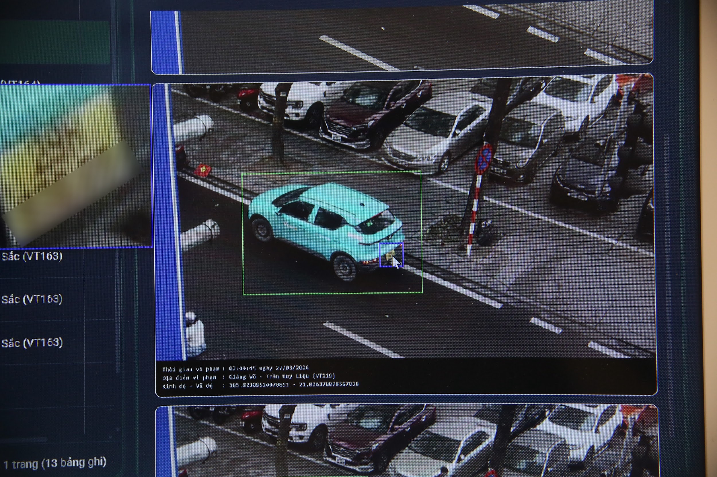 Hà Nội: Xử lý phương tiện dừng đỗ trái phép qua hệ thống camera AI