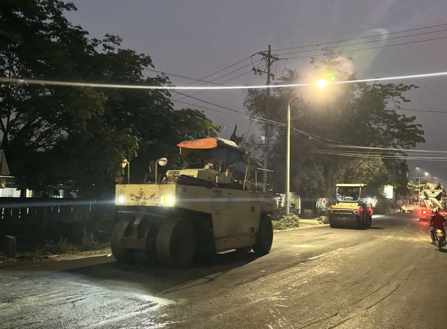 Tháo gỡ những khó khăn để đưa dự án cải tạo, nâng cấp Quốc lộ 14E về đích. Ảnh: TL.