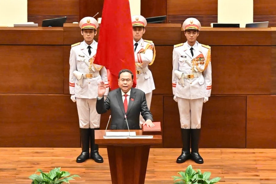 Hình ảnh: Chủ tịch Quốc hội Trần Thanh Mẫn tiếp tục được bầu giữ chức Chủ tịch Quốc hội khóa XVI số 2