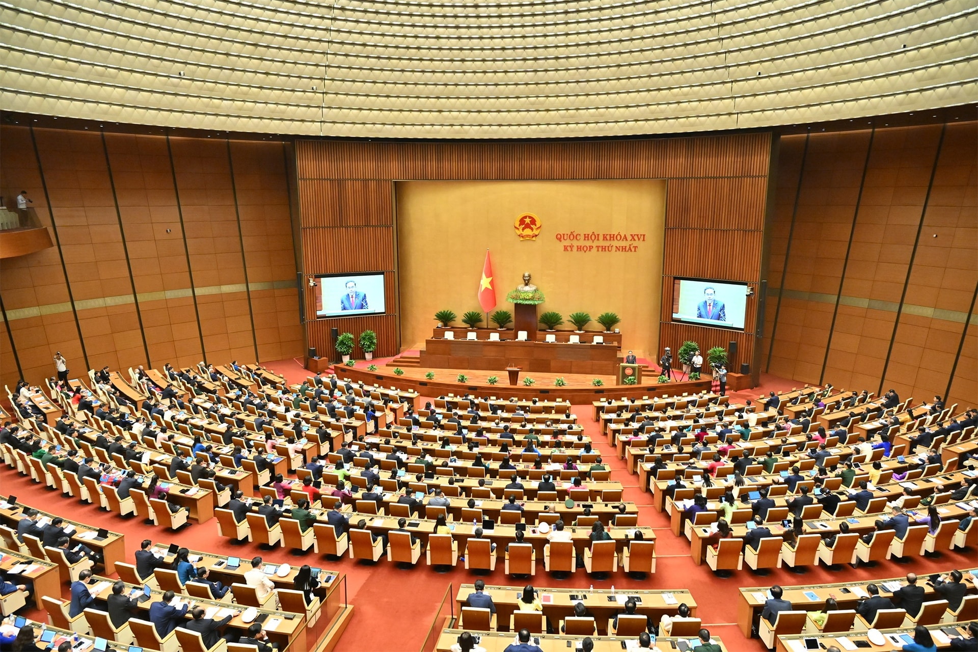 Hình ảnh: Chủ tịch Quốc hội Trần Thanh Mẫn tiếp tục được bầu giữ chức Chủ tịch Quốc hội khóa XVI số 3