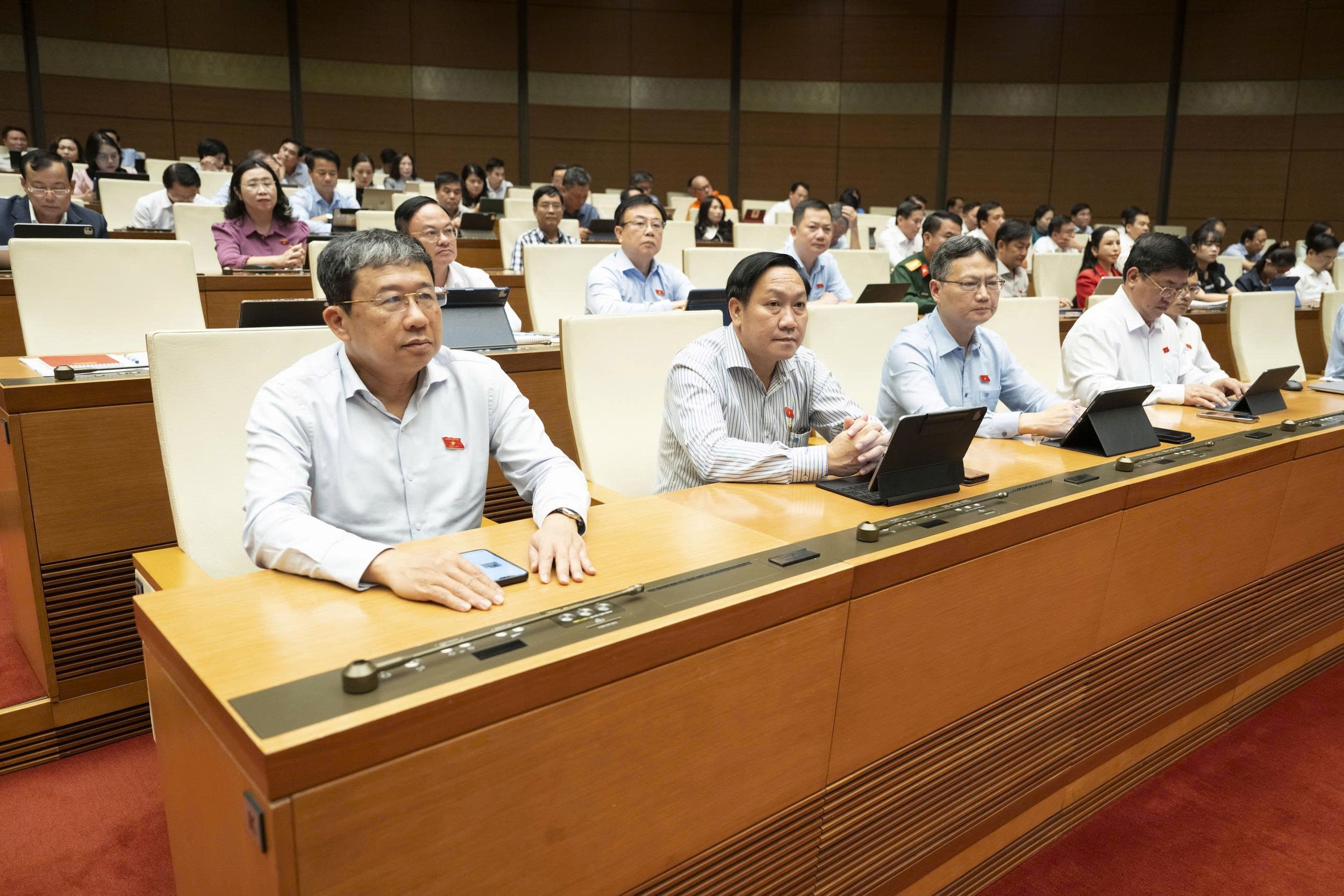 Các đại biểu dự phiên họp.