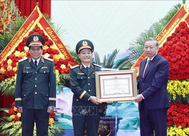 Hình ảnh: Tổng Bí thư, Chủ tịch nước Tô Lâm dự Lễ đón nhận Danh hiệu Anh hùng LLVT nhân dân của Quân khu 3 số 2