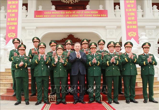 Hình ảnh: Tổng Bí thư, Chủ tịch nước Tô Lâm dự Lễ đón nhận Danh hiệu Anh hùng LLVT nhân dân của Quân khu 3 số 5