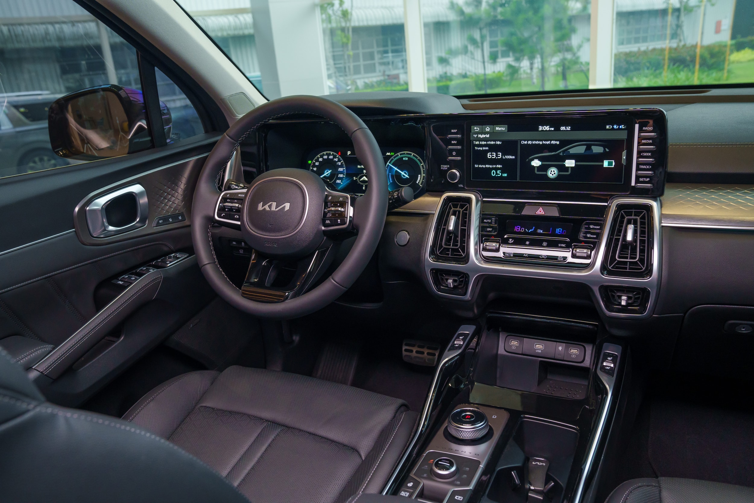 Nội thất của Kia Sorento Hybrid 2025 - Ảnh: Thaco Auto