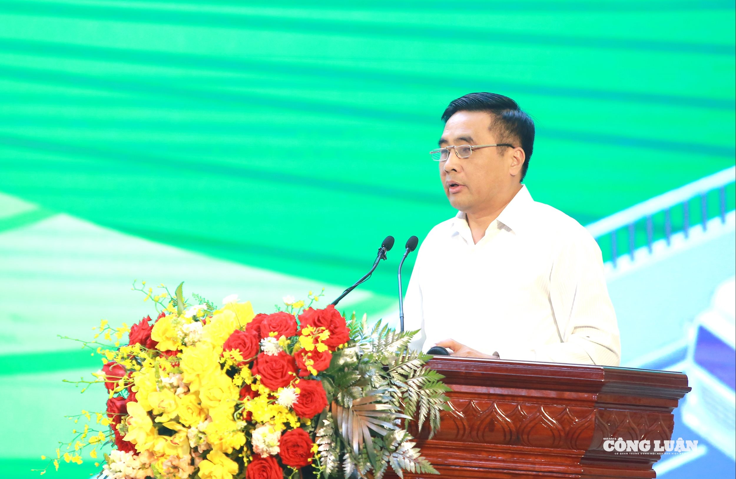 Thứ trưởng Bộ Nông nghiệp và Môi trường - Nguyễn Quốc Trị phát biểu tại hội nghị.