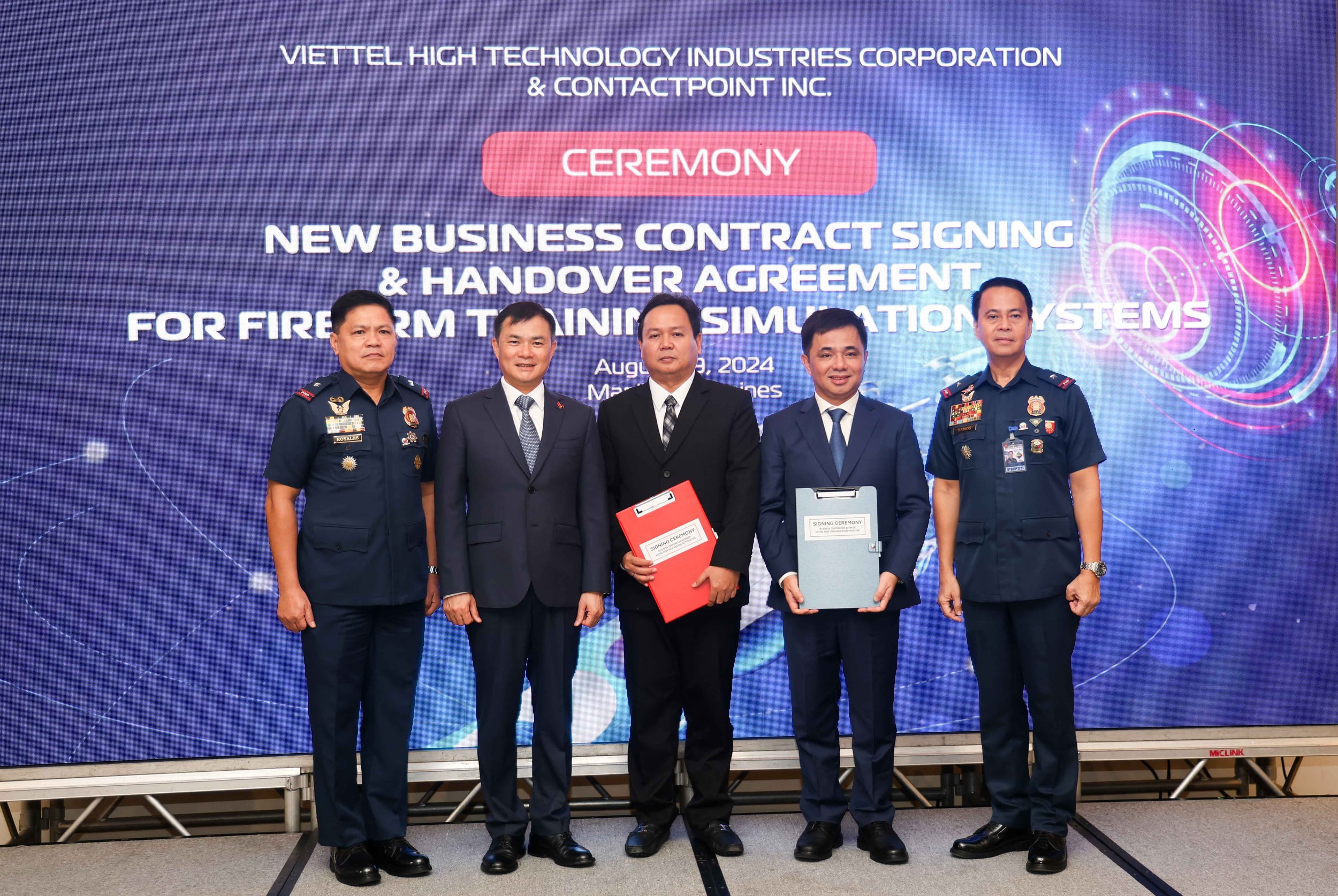 Viettel High Tech cung cấp ba hệ thống mô phỏng bắn súng cho lực lượng Cảnh sát Quốc gia Philippines thông qua đối tác ContactPoint