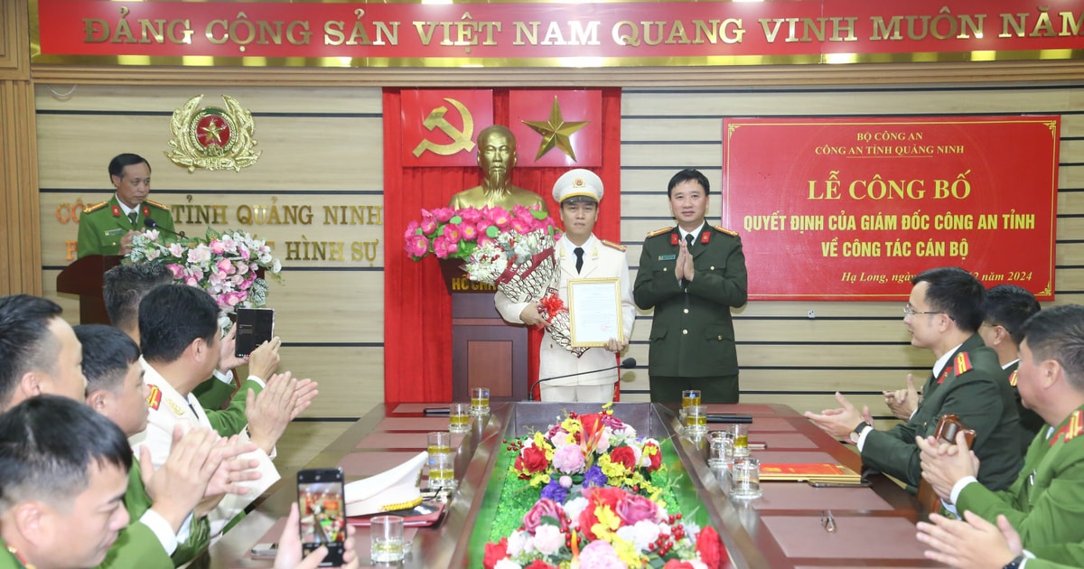 Công an tỉnh Quảng Ninh điều động, bổ nhiệm nhiều lãnh đạo, chỉ huy ...