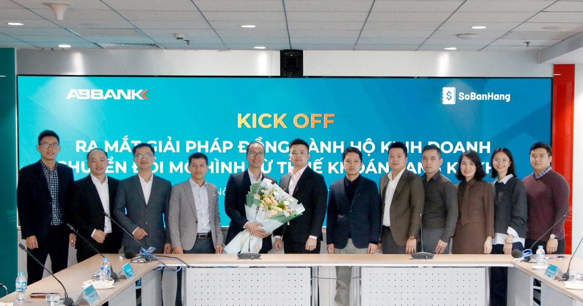ABBANK hợp tác Sổ Bán Hàng: Đồng hành cùng hộ kinh doanh chuyển đổi từ mô hình thuế khoán sang kê khai