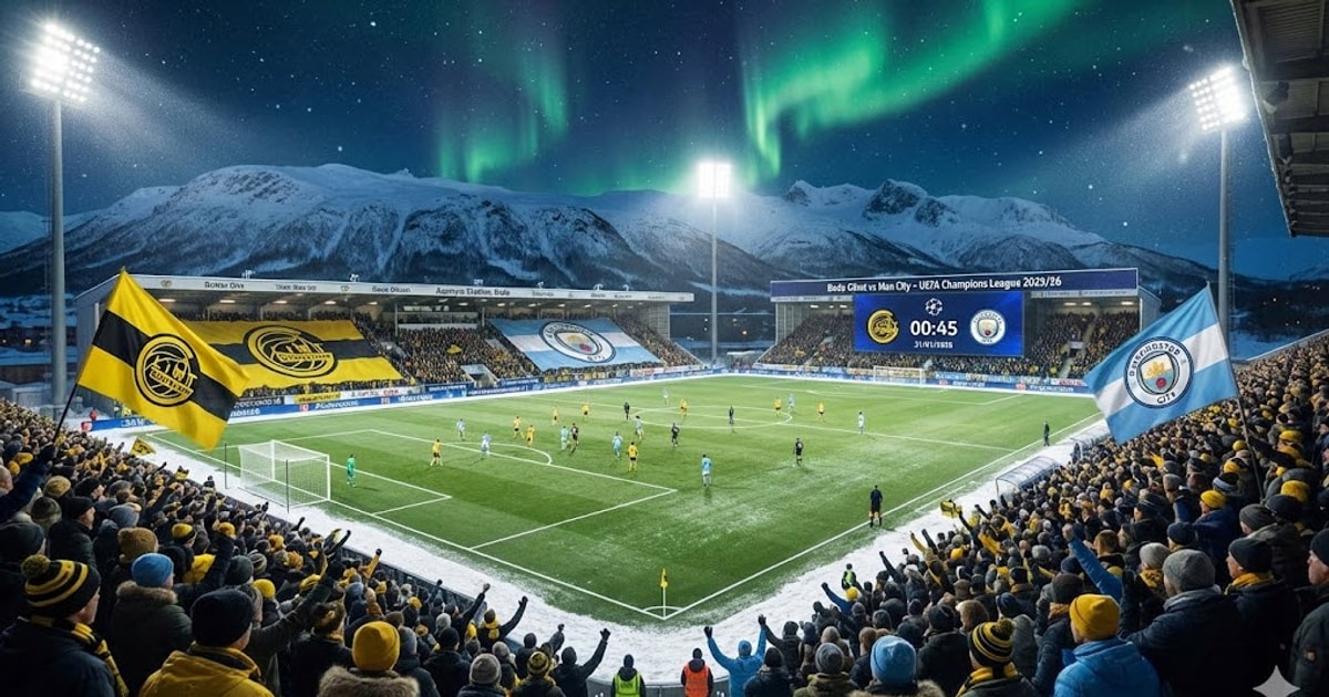 Bodo Glimt vs Man City 중계 안내 썸네일