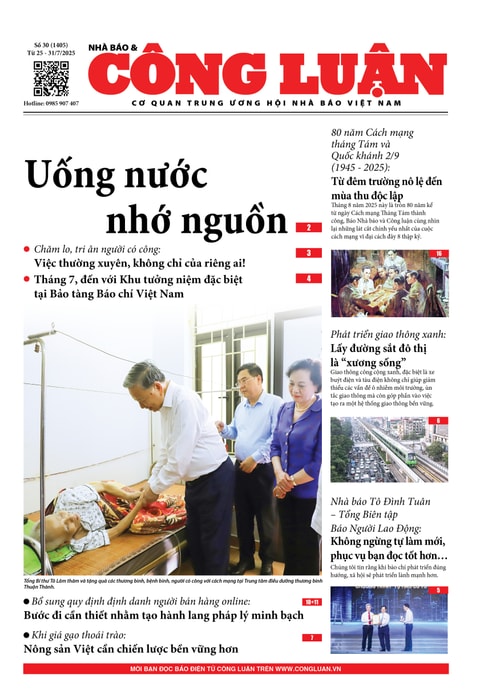 Nhà báo và Công luận số 30-2025