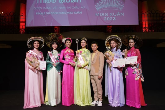 Du học sinh Pháp Lê Vũ Thục Anh đăng quang Miss Xuân 2023 tại châu Âu