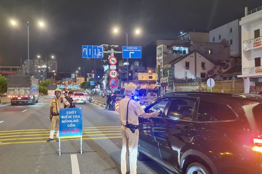 CSGT TP. HCM điều chỉnh phương án kiểm tra, xử lý vi phạm nồng độ cồn