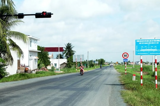 Dự án đường kết nối cao tốc TP HCM - Trung Lương chậm tiến độ do vướng mắc giải phóng mặt bằng