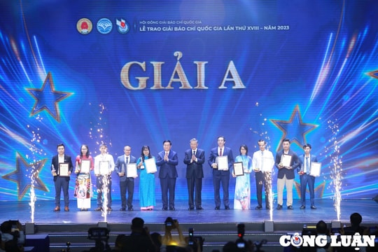 Giải Báo chí Quốc gia lần thứ XVIII phản ánh bức tranh lao động sôi động của báo giới cả nước năm 2023