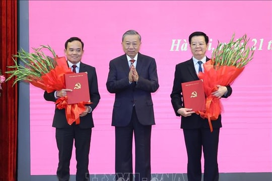 Bộ Chính trị phân công Trưởng Ban Kinh tế Trung ương và Trưởng Ban Dân vận Trung ương