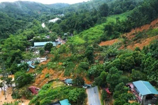 Yêu cầu sử dụng flycam bay quét các điểm có nguy cơ sạt lở