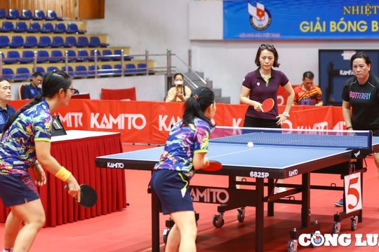 Giải Vô địch Bóng bàn Hội Nhà báo Việt Nam lần thứ 17: Nhiều điểm mới trong công tác tổ chức