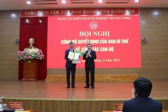 Ông Trần Thắng giữ chức Phó Bí thư Đảng ủy Khối Doanh nghiệp Trung ương