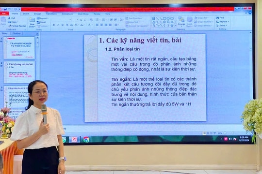 Chi cục ATVSTP Nghệ An tổ chức tập huấn nâng cao kỹ năng truyền thông về ATTP