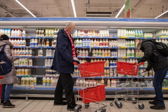 Giá thực phẩm tại Nga đang tăng chóng mặt