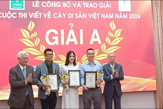 Trao giải cho 25 tác phẩm tại Cuộc thi viết về cây di sản Việt Nam - năm 2024