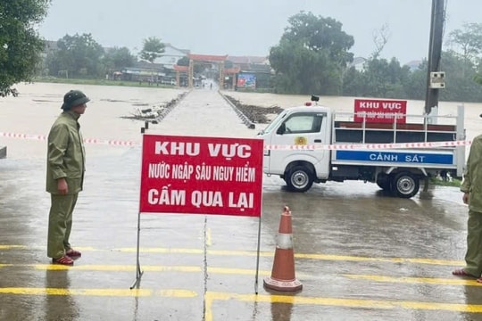 Khu vực từ Hà Tĩnh đến Phú Yên khẩn trương ứng phó mưa lớn