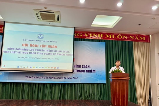 Nâng cao năng lực truyền thông chính sách, pháp luật về thực hành kinh doanh có trách nhiệm