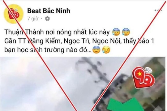 Xử phạt vi phạm quản trị viên fanpage "Beat Bắc Ninh" 7,5 triệu đồng