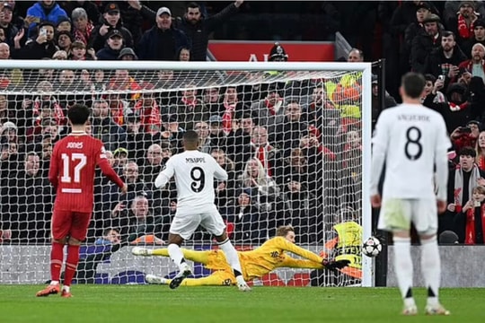 Mbappe vô duyên, Real Madird thua Liverpool tại Champions League