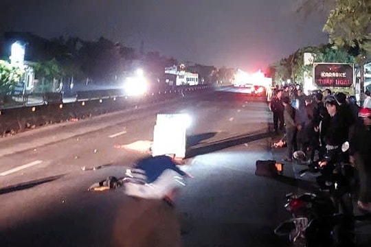 Quảng Bình: Chở vợ bằng xe máy đi bắt ốc, vợ tử vong, chồng thương nặng