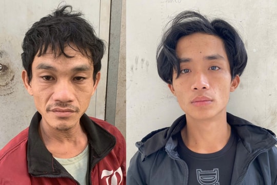 Bắt giữ 2 đối tượng dùng dao đe dọa cướp tài sản của người đi đường