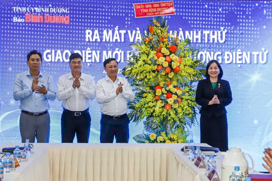 Báo Bình Dương ra mắt giao diện mới, nhiều trải nghiệm hấp dẫn cho độc giả