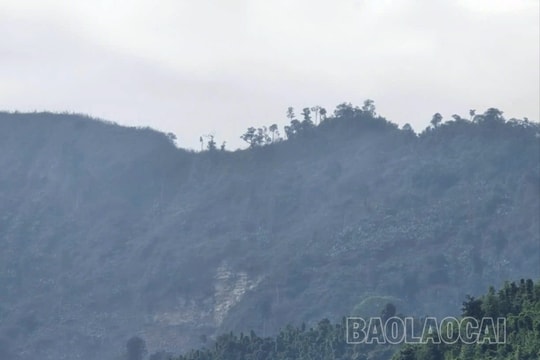 Lào Cai: Sáng nay bất ngờ phát ra tiếng nổ lớn trên núi Làng Nủ