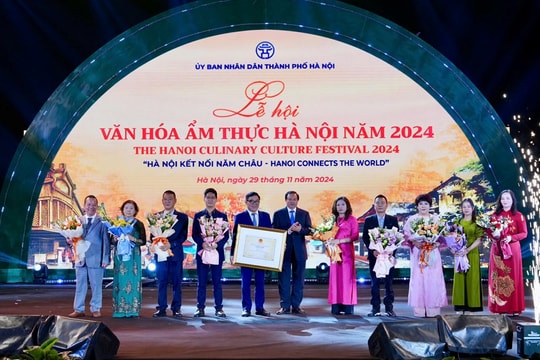 'Phở Hà Nội' được vinh danh là Di sản Văn hóa tại Lễ hội Ẩm thực 2024