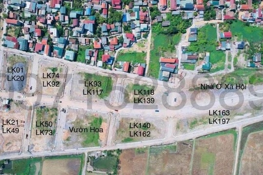 Tất cả các lô đất đấu giá tại Thanh Oai hôm nay đều bất thành