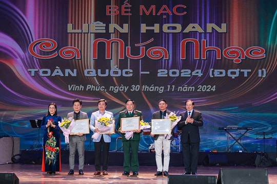 Bế mạc Liên hoan Ca múa nhạc toàn quốc đợt 1, năm 2024
