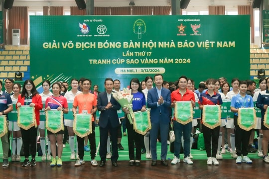 Khơi dậy đam mê thể thao, tăng cường tình đoàn kết, đồng nghiệp trong giới báo chí