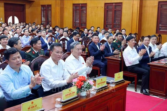 Cử tri đánh giá cao những quyết sách phát triển đất nước