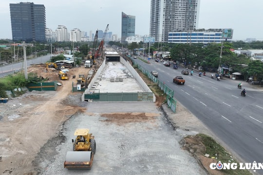 Đẩy nhanh tiến độ, hầm chui 800 tỷ đồng sẽ 'về đích' cuối năm nay ở TP HCM
