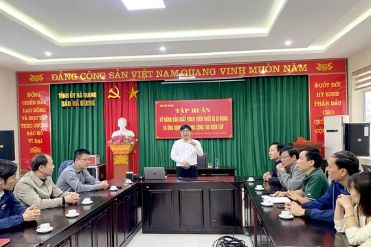 Hướng dẫn kỹ năng sản xuất video trên thiết bị di động và ứng dụng AI trong tác phẩm báo chí