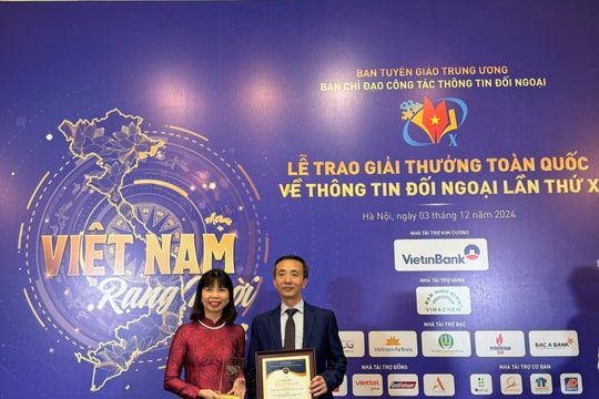 Sáng kiến Tủ sách tiếng Việt đạt Giải Nhì giải thưởng toàn quốc về thông tin đối ngoại lần thứ X