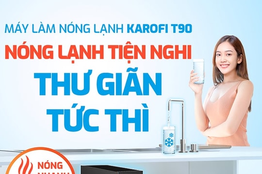 Dùng máy lọc nước để gầm bếp nhưng vẫn muốn có chức năng nóng lạnh thì làm thế nào?