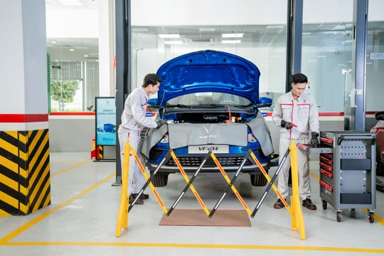 VinFast chính thức là hãng xe có mạng lưới xưởng dịch vụ số 1 tại Việt Nam