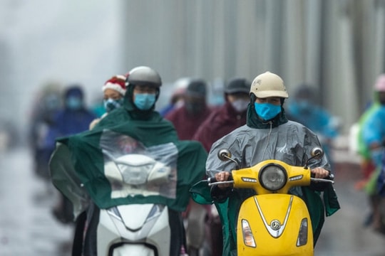 Không khí lạnh tràn về miền Bắc, thời tiết chuyển mưa rét