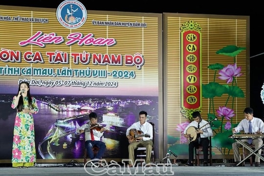 Hơn 100 nghệ nhân tham gia Liên hoan Đờn ca tài tử tỉnh Cà Mau 2024