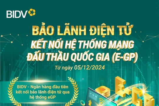 Ngân hàng tiên phong kết nối Mạng đấu thầu quốc gia để triển khai bảo lãnh dự thầu điện tử