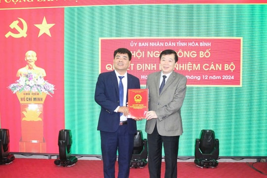 Phó chủ tịch Hội Nhà báo tỉnh Hoà Bình giữ chức Giám đốc Đài PT&TH tỉnh